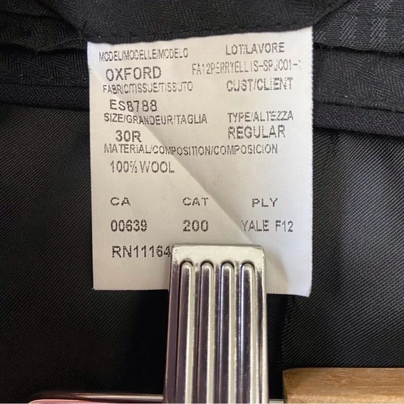 Tiger of Sweden black blazer Norden suit blazer 48 and Oxford pants 30 pure wool - Picture 12 of 16